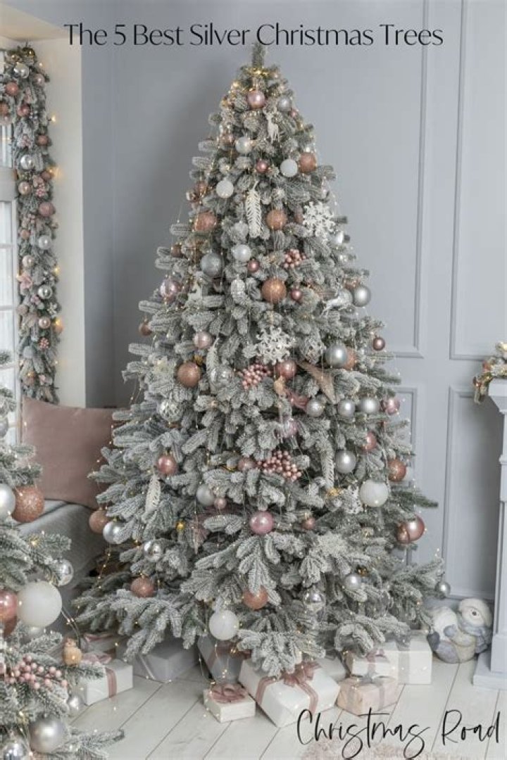 When were silver Christmas trees popular