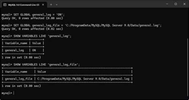 Where are MySQL logs stored