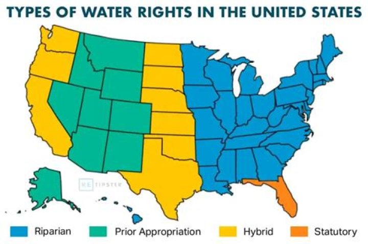 Where are prior appropriation water rights used