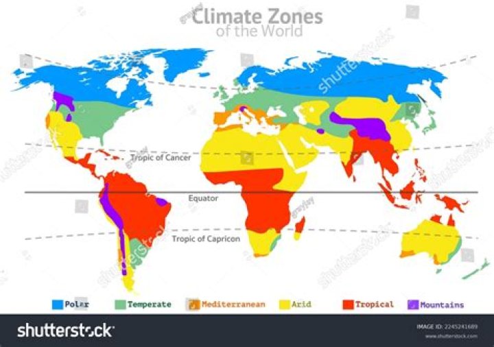 Where are the climate zones