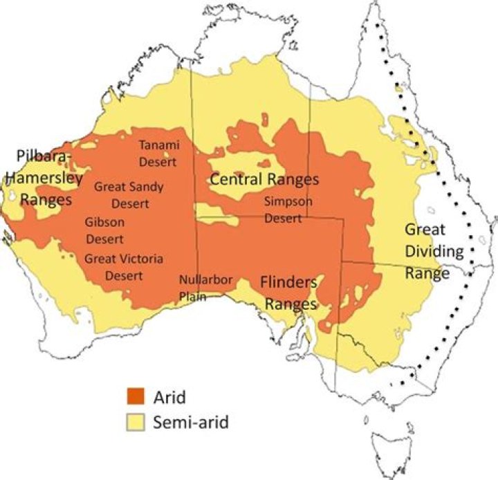 Where is a semiarid climate