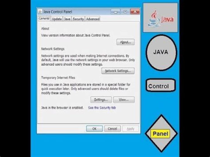 Where is Java control panel