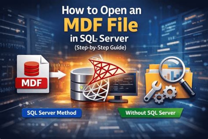 Where is MDF file in SQL Server