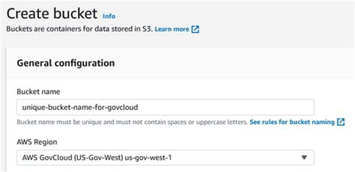 Where is my AWS bucket name
