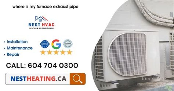 Where is my furnace exhaust pipe