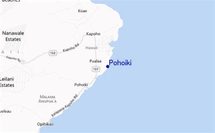 Where is Pohoiki in Hawaii