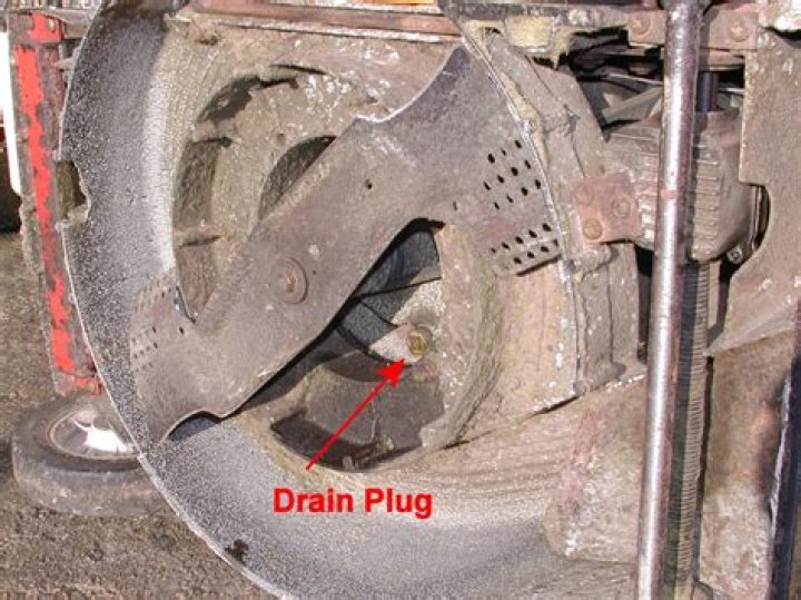 Where is the oil drain bolt