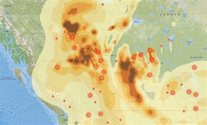 Where is the smoke in the Okanagan coming from