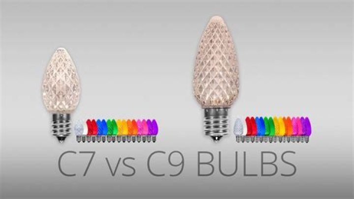 Which is brighter C7 or C9