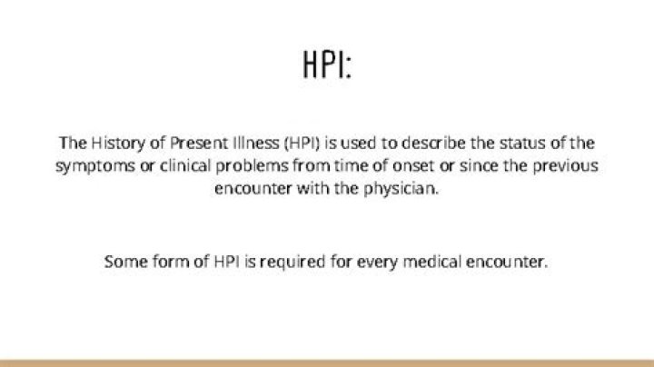 Who can complete and record HPI