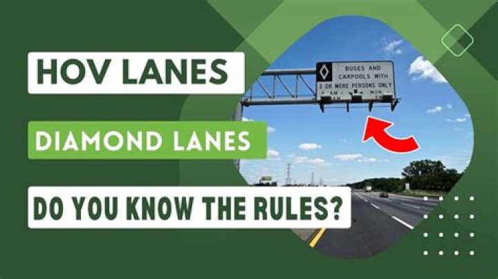 Who qualifies for HOV lane