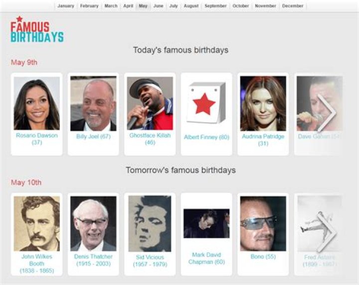 Who was born on the 25th of October