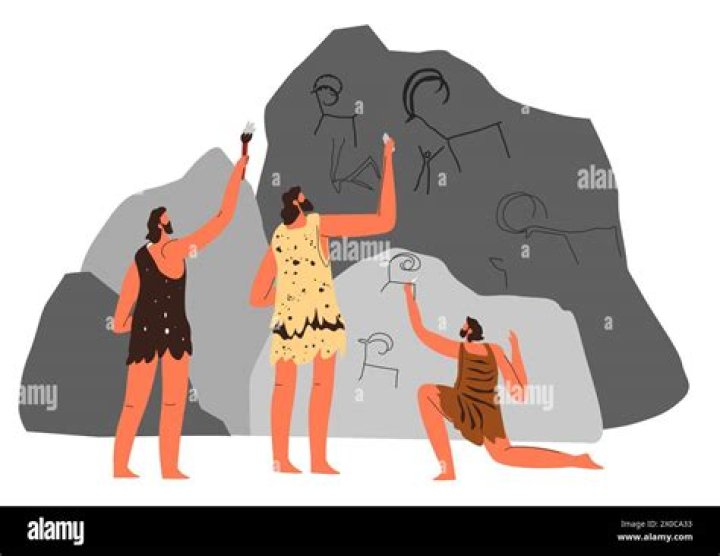 Why did early humans draw on cave walls