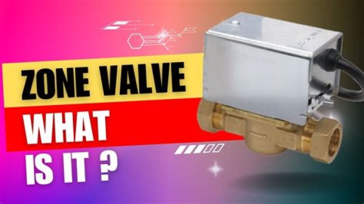Why do I need a zone valve