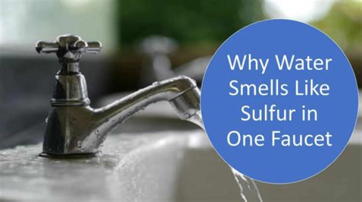 Why does the shower water smell like sulfur
