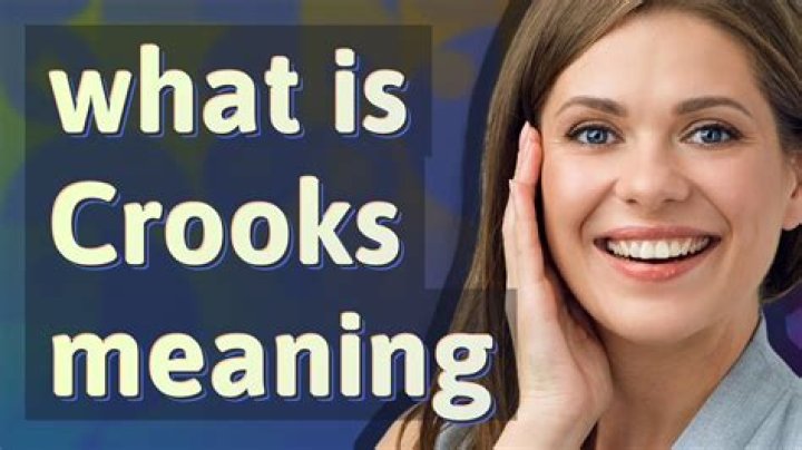 Why is crooks in the novel