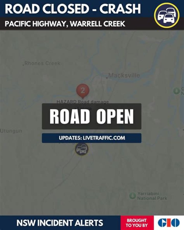 Why is Pacific Highway closed