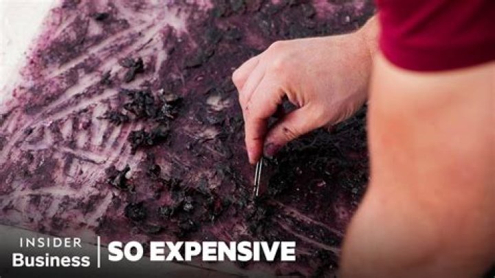 Why was purple dye so expensive