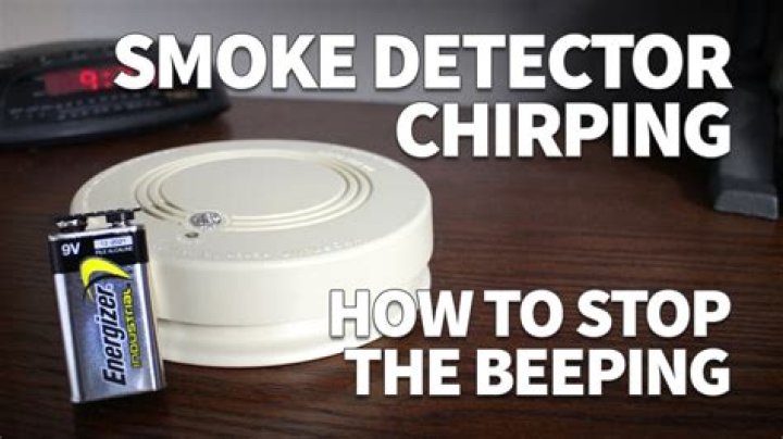 Will smoke alarm stop beeping when battery dies
